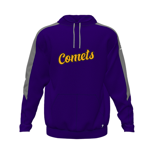 [CUS-DFW-HOOD-FLC-LSL-PUR-YXS-LOGO1] Hoodie (Youth XS, Purple, Logo 1)